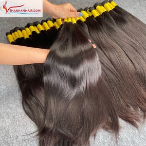 Super Venta Super Doble Raw Single Bulk Hair para Decolorar el Color Rubio Más Alto Extensiones de Cabello Vietnamita de Lujo - Product Image 5