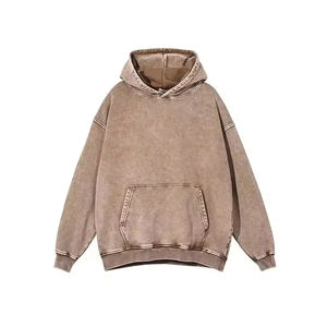 Sudaderas con capucha de lavado ácido para hombre al por mayor de servicio OEM de alta calidad último diseño hecho en Pakistán sudaderas con capucha de lavado ácido de diseño impreso - Product Image 1