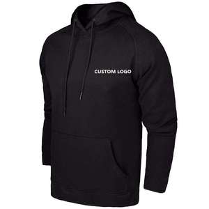 New Heavyweight Zipper Half Face Hoodie Custom Logo Embroidered Digital Printing Oversized Long Winter Solid Hooded 100% Cotton - Product Image 5