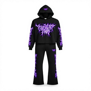 Chándal con Capucha para Mujer con Cordón Ajustable, Logotipo Personalizado, Talla Europea, 100% Poliéster - Product Image 1