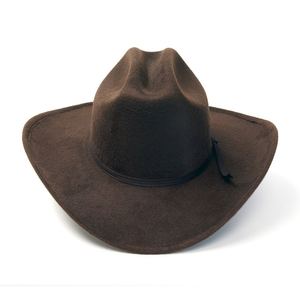 หมวกคาวบอยหนังเรียบดีไซน์ทันสมัยสไตล์ใหม่สั่งทำได้ตามต้องการในราคาที่ขายดีสำหรับฉากกีฬา - Product Image 4