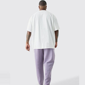 Joggers holgados de alta calidad personalizados OEM para hombre, ropa de moda de talla grande de algodón cálido para invierno, venta al por mayor, diseño liso - Product Image 3