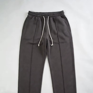 Pantalon de jogging décontracté en coton pour homme, coupe ample, avec cordon de serrage, taille mi-haute, respirant et écologique, personnalisable avec logo - Product Image 4