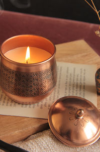 Premium Quality Metal Wax Filled <b>Candle</b> Jar <b>Bulk</b> Price for Home and Christmas/New Year Decoration Made with Soy Paraffin Wax - Product Image 6