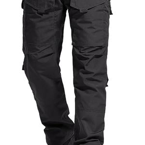 Fabricants professionnels de pantalons cargo multi-poches pour hommes, vente en gros de vêtements de sport et de fitness, pantalons cargo lavés pour hommes - Product Image 2