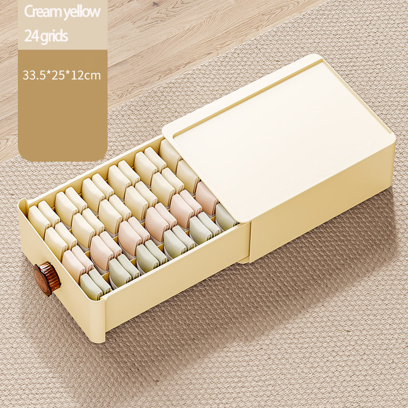 Cream yellow- 24 grids
