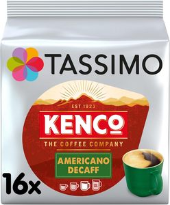 Tassimo Kenco Americano Decaff <b>Coffee</b> Pods x16 (Pack of 5, Total 80 Drinks) - Product Image 2