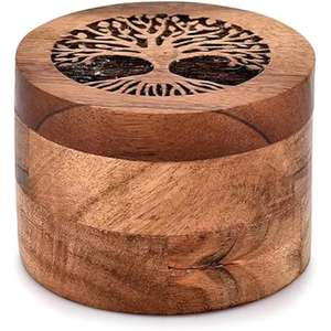 Hot Sales Handcrafted Wood Memorial Box Keepsake Decorative Solid <b>Wooden</b> Pet Memorial Keepsake Cremation <b>Urns</b> <b>for</b> Human <b>Ashes</b> - Product Image 2