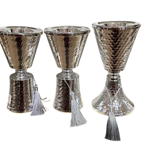 Highest Quality <b>Silver</b> Metal Bakhoor <b>Burner</b> Incense Holder Luxurious Table Decoration for Hotel Home Aromatherapy Diffuser - Product Image 1