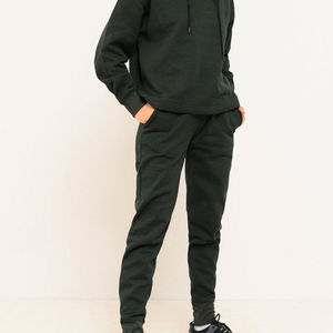 Chándal de invierno Unisex de talla personalizada, ropa de calle para mujer, conjuntos estampados informales a la moda para exteriores, chándal de talla grande para mujer con OEM - Product Image 3