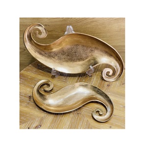 ถาดเสิร์ฟผลไม้ทำจากโลหะเคลือบสีฟ้าดีไซน์สร้างสรรค์ใหม่โต๊ะอลูมิเนียมออกแบบได้ตามต้องการเป็นมิตรกับสิ่งแวดล้อม - Product Image 3