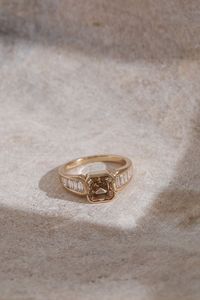 แหวนหมั้นเพชรทรงลูกแพร์สุดหรู ผลิตในห้องปฏิบัติการ ทอง 18K ชุบทองคำแท้ รับรองโดย IGI เครื่องประดับวินเทจประดับเพชรแบบอเมริกัน - Product Image 2