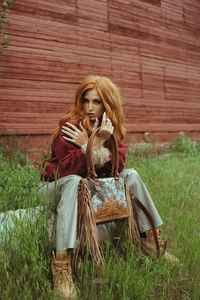 Bolsa de Viaje de Cuero Marrón Hecha a Mano de Alta Calidad Estilo Rodeo Internacional Occidental con Cierre de Cremallera Estilo Vintage Correa Única 1-1.9L - Product Image 4