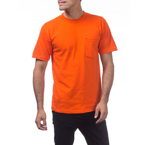 Camiseta de Cuello Redondo para Hombre, Cómoda, Suave, 100% Algodón, Gruesa, Lisa - Product Image 3