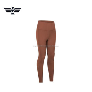 Meilleurs ensembles de vêtements de sport pour femmes de haute qualité, pantalons de yoga respirants à taille haute et élastique, en spandex/nylon extensible - Product Image 4