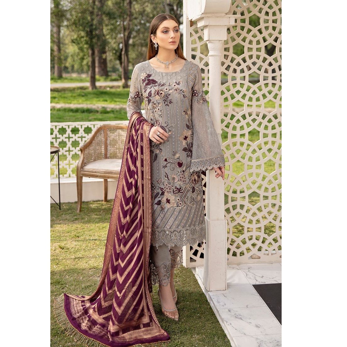 pastel colour pakistani dresses Ain