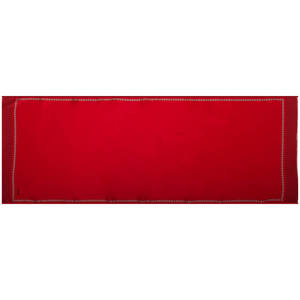 <b>Red</b> Silk Stone Washed Rectangular Patterned Shawl-Fashion <b>Scarves</b> Set - Product Image 1