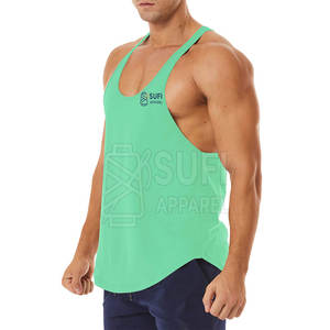 Men's Gym Fitness Stringer <b>Vest</b>-Breathable Knitted Casual Sportswear for <b>Bodybuilding</b> - Product Image 2