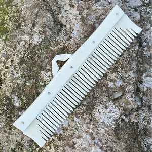 หวีผมกระดูกอูฐไวกิ้งทำจากวัสดุอาเกตธรรมชาติหวีนวดศีรษะแฟชั่นทำจากอินเดีย - Product Image 2