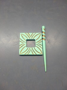 Épingle à châle en bois de 8 cm pour écharpe et châle, épingle de fermeture, accessoires de tricot à prix de gros pour l'exportation - Product Image 3