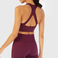 Soutien-gorge de sport respirant sans couture de qualité supérieure, à maintien élevé, fabriqué au Pakistan, personnalisable, pour femmes
