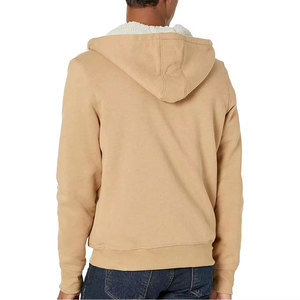 Sudaderas con Capucha de Forro Polar para Hombre, de Alta Calidad, con Cierre Completo, Logotipo Personalizado, Diseño Casual Sólido, 100% Algodón, Transpirables y de Secado Rápido - Product Image 6
