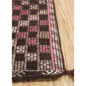 พรมขนสัตว์ถักมือสีน้ำตาลเบจ Nuray ลายเรขาคณิต สำหรับห้องนั่งเล่น ใช้ในบ้าน ทางเข้าบ้าน ห้องนอน ทางเดิน-Sdkl-09 - Product Image 4