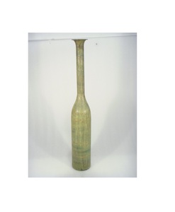 Homes & Gardens Bottle Shape Metal Vessel Flower <b>Vases</b> for Decoration - Product Image 1
