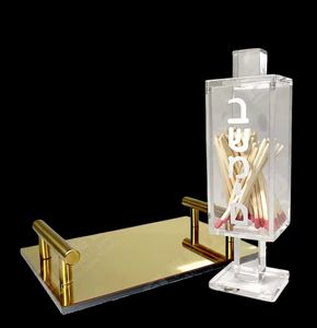 Bellamente elaborado moderno Lucite Chanukah judío para el titular que celebra las tradiciones del festival Cosmos ingenioso transparente - Product Image 1