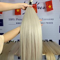 2025 tressage en gros Premium 100% cheveux humains vierges en vrac expédition rapide vietnamien personnalisé usine cheveux Extensions de cheveux