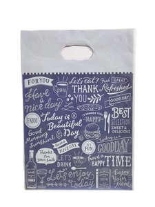 Bolsas de plástico troqueladas con logotipo personalizado, accesorios personalizados para compras, embalaje de cosméticos para negocios pequeños - Product Image 5