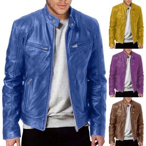 Chaquetas largas de cuero de lujo para hombre, piel de cordero, opciones de imitación, chaqueta disponible para hombre - Product Image 3
