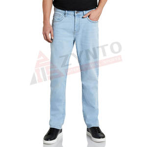 Pantalon en jean décontracté 2025, pantalon en jean pour homme, best-seller, pantalon en jean avec logo personnalisé pour la vente en ligne - Product Image 1
