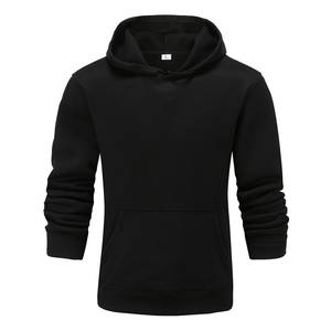 Vente en gros de sweats à capuche pour hommes logo personnalisé sweats à capuche unis surdimensionnés vierges poids lourds pour l'hiver pour hommes - Product Image 2