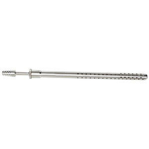 Poole alta calidad 20cm curvo Abdominal tubo de succión de acero inoxidable 8mm de diámetro Manual médico instrumento base quirúrgica - Product Image 4