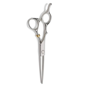 กรรไกรตัดผมคุณภาพระดับพรีเมียมขัดเงาเยอรมันสแตนเลสกรรไกรตัดผมพร้อมที่วางนิ้วคงที่ - Product Image 3