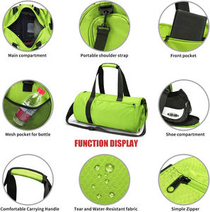 Sac de sport imperméable pour entraînement et fitness, sac de sport de gros pour hommes et femmes, petite taille, portable, pour les voyages - Product Image 3