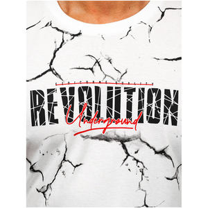 Camiseta de gran tamaño de algodón liso pesado de alta calidad con cuello redondo para hombre Opciones de diseño de impresión y bordado de pantalla personalizado - Product Image 4