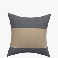 Housse de coussin décorative de haute qualité pour la maison, 100% coton, imprimé floral, style uni, technique de tissage, fermeture à glissière
