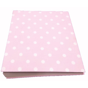 Album Fotografico Fai-da-Te a Pois Rosa con Copertina in PVC, Libro Regalo per Conservazione Foto - Product Image 1