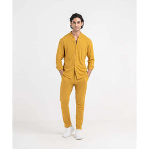 เสื้อเชิ้ตผ้าลินินมีกระดุมผู้ชาย - Product Image 5