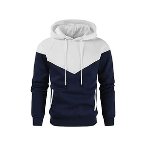 เสื้อฮู้ดสวมหัวสำหรับผู้ชายสีทึบเสื้อลำลองแนวสตรีทแบบกำหนดเอง - Product Image 5