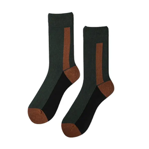 Calcetines de Vestir Modernos de Caña Alta, Mezcla de Algodón Suave y Elástica con Diseños Únicos y Coloridos para Amantes de la Moda, Uso Diario Cómodo - Product Image 1