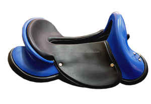 Silla de Montar Inglesa para Caballos de Resistencia, Fibra de Carbono, Cuero Sintético Duradero, Estribos de Nailon de Alta Calidad, Color y Logotipo Personalizables - Product Image 4