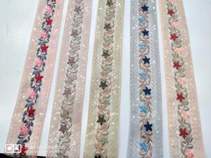 เครื่องปักริบบิ้นและผ้าลูกไม้,4สีสำหรับชุดแต่งงานงานลูกปัดตามสั่ง - Product Image 5