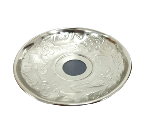 Bol à salade de service de forme ronde en métal de fer classique F55 bol de service de Fruits en placage de cuivre pour la cuisine et la table - Product Image 3