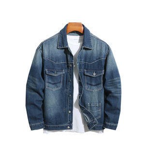 Chaqueta Vaquera Casual de Invierno para Hombre, Diseño con Logotipo Personalizado, Venta Directa de Fábrica, 100% Algodón, Transpirable, Ecológica, de Secado Rápido - Product Image 6