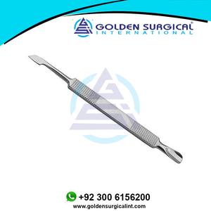 Empujador de Cutículas con Cuchillo, Instrumentos de Manicura y Cuidado Personal, Mango Plano de Acero Inoxidable para Dedos de Manos y Pies, Venta al por Mayor - Product Image 6