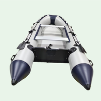 Bateau Gonflable de 2,7 m avec Plancher Gonflable pour la Pêche en Extérieur