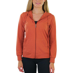 Sudaderas con Capucha y Cremallera Transpirables de Color Sólido para Mujer, Diseño Personalizado, Uso en Exteriores, Sudaderas con Capucha Extra Grandes para Mujer con Cremallera en MOQ Bajo - Product Image 3